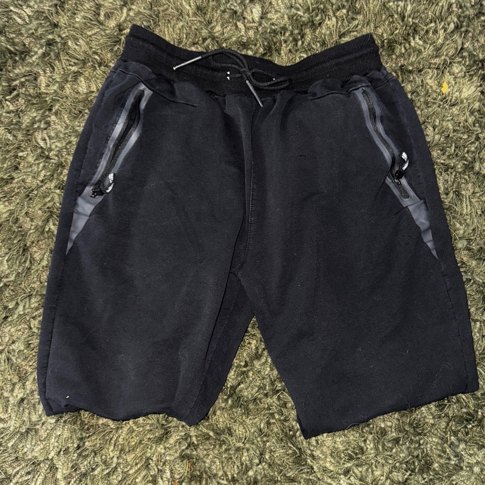 Men's Black Casual Shorts